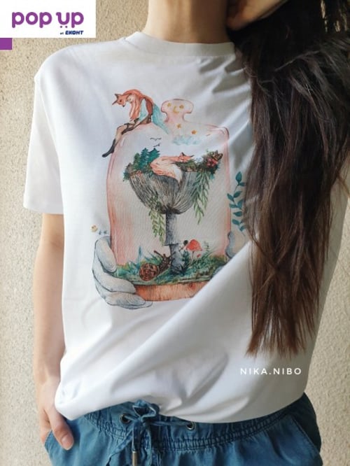 Тениска "Habitat" от Nika.Nibo