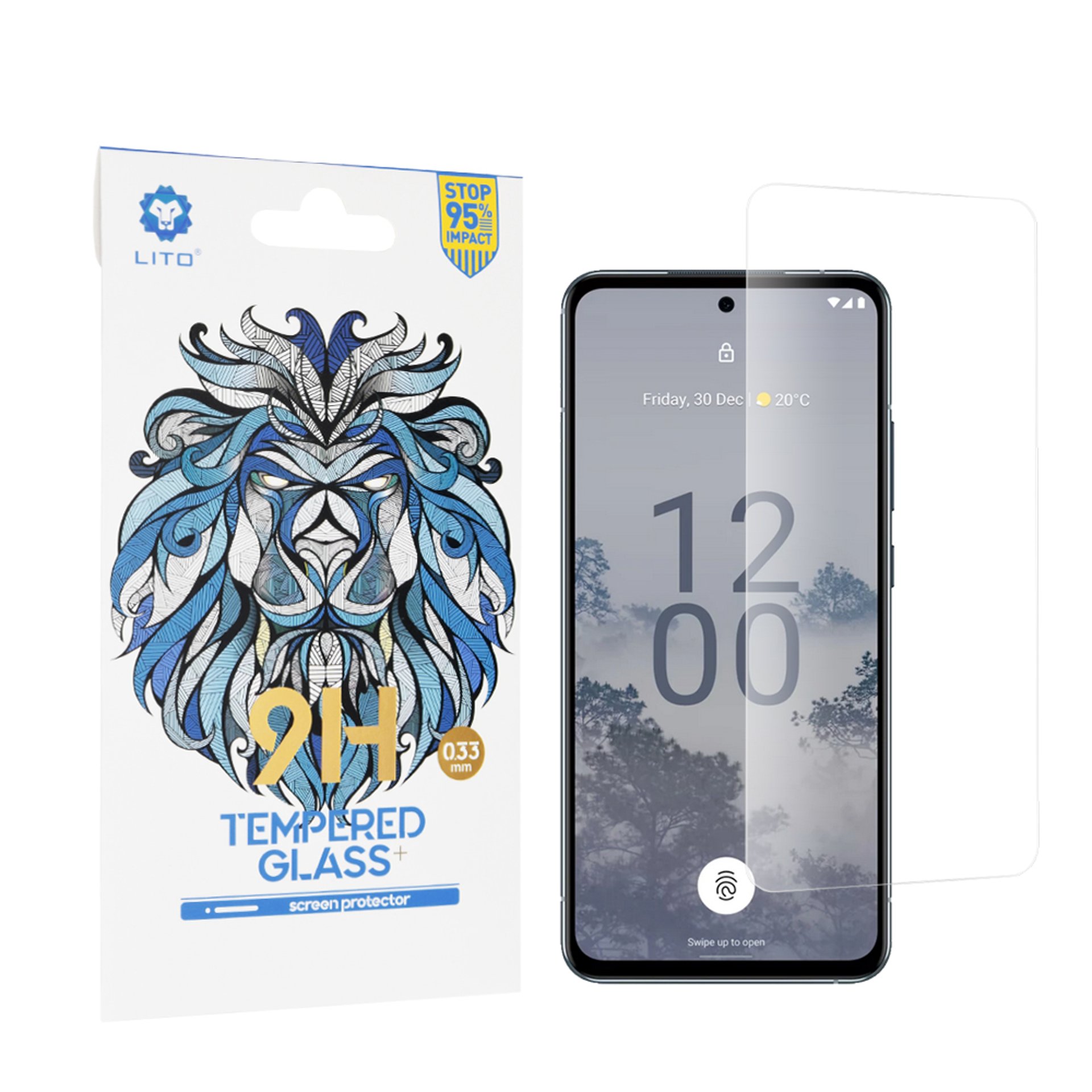 Nokia X30 - Lito 2.5D Classic Glass - Прозрачно