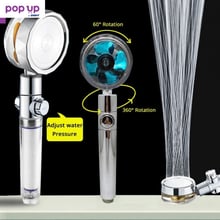 Иновативна душ слушалка с турбо перка, 3D ефект и филтър за водата