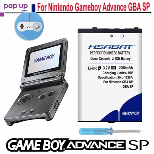 Литиево-йонна батерия за игрова конзола GameBoy Advance SP