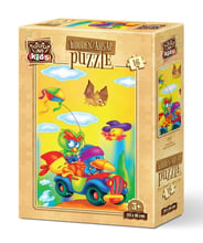 Дървен детски пъзел 16 части Art-Puzzle Луди хвърчила