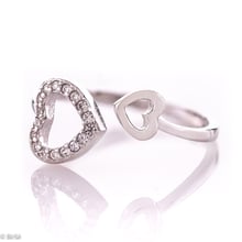Сребърен пръстен - Сърца СДП020