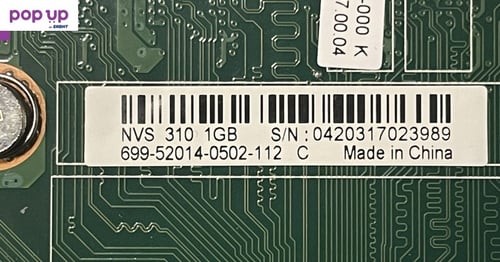 NVIDIA Quadro NVS310 (1GB DDR3,64-Bit,2xDP,Fan)