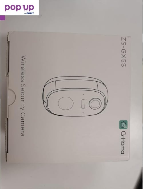 G-Homa Безжична камера за наблюдение, WiFi вътрешна външна камера, 2-посочно аудио