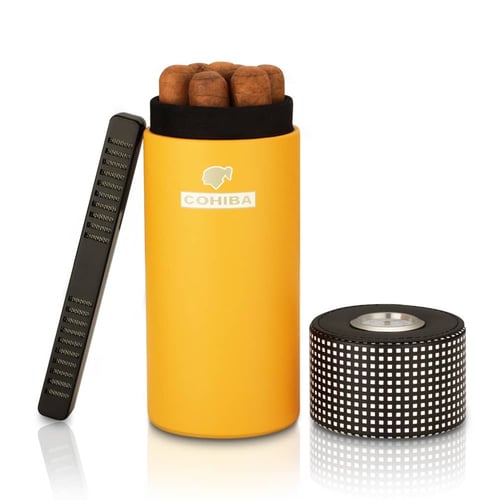 Кожена кутия за пури COHIBA хумидор