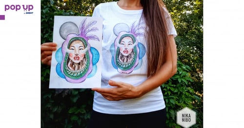 Дамска тениска " The Asian Girl" от Nika.Nibo