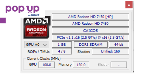 +Гаранция Видеокарта 1GB GPU видео карта AMD Radeon HD 7450