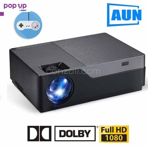 AUN Full HD проектор с 1920x1080P резолюция