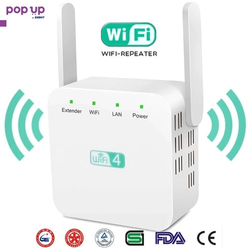 Wi-Fi усилвател рутер MediaTek MT7628KN Wireless-N 300 Mbps + 1LAN, WiFi рипийтър - ретранслаторът