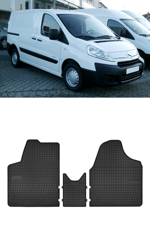 Гумени стелки Frogum съвместими с Citroen Jumpy II 2007+  Fiat Scudo II 2006+  Peugeot Exprert II 2006+  Toyota Proace 2013+