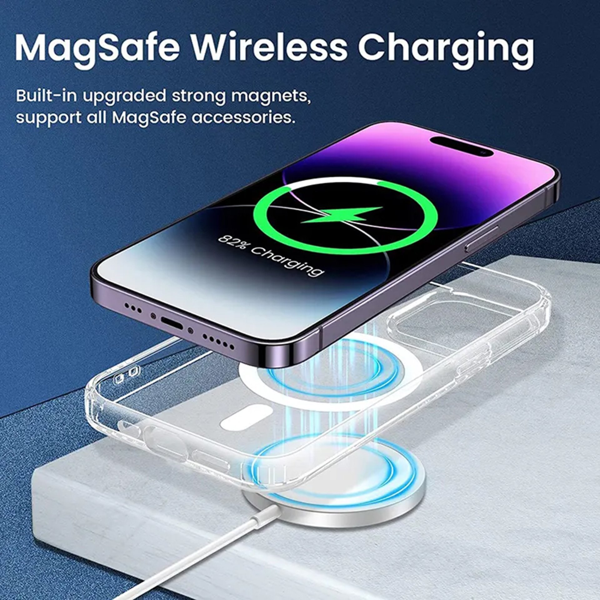 Кейс за iPhone 16 Pro - Techsuit MagSafe Pro - Прозрачен