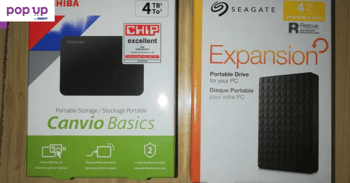 Външен твърд диск (харддиск) 4TB USB, Seagate и Toshiba, 2.5"