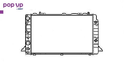 Воден радиатор AUDI 80/90 № hk1204