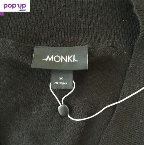 Monki плетена блуза с къс ръкав