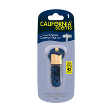 California Scents - Ароматизатор за въздух за кола - Висяща бутилка за парфюм за интериора на автомобила - Калифорнийски казино вечери