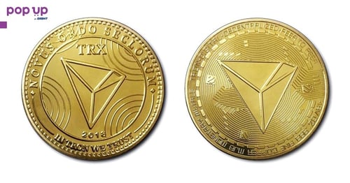 Трон Монета / Tron Coin ( TRX ) - Gold