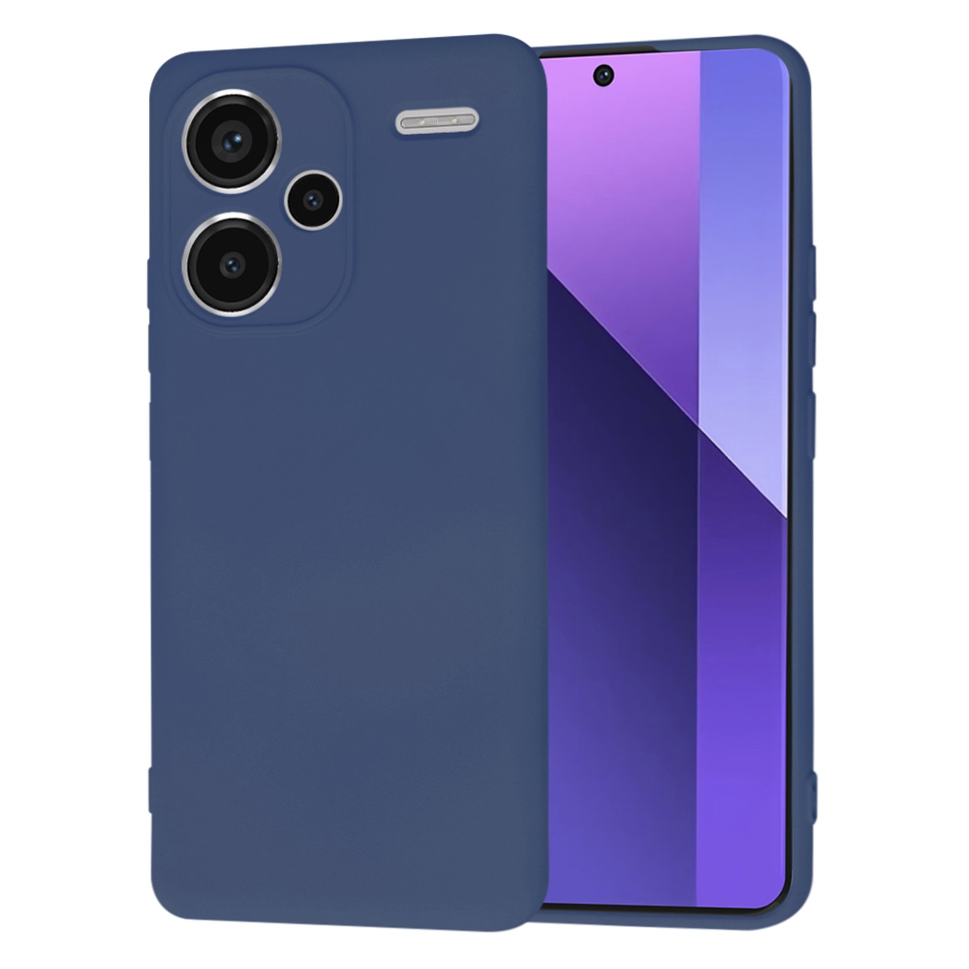 Кейс за Xiaomi Redmi Note 13 Pro+ 5G - Techsuit SoftFlex - Navy Blue