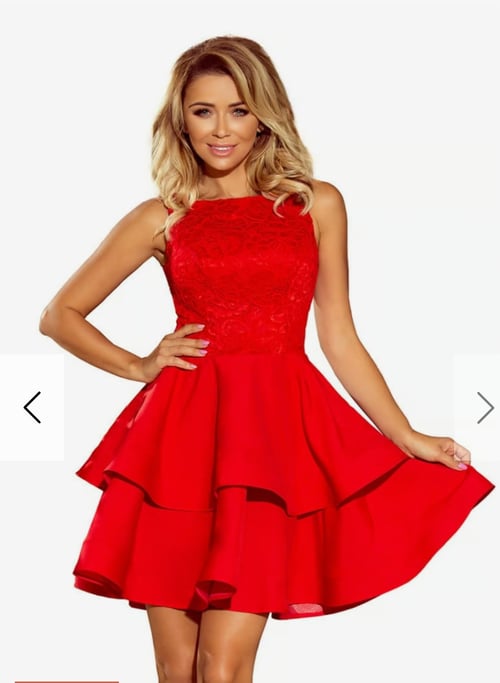 Официална рокля червена