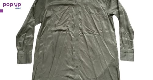 H&M Мини сатенена рокля-риза