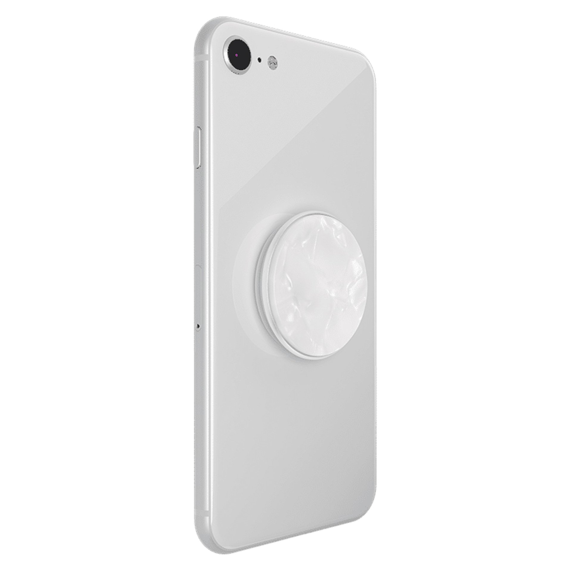 PopSockets - PopGrip - Acetate Pearl White