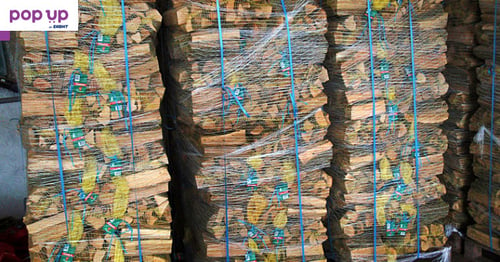 Мрежа за опаковане на дърва за огрев