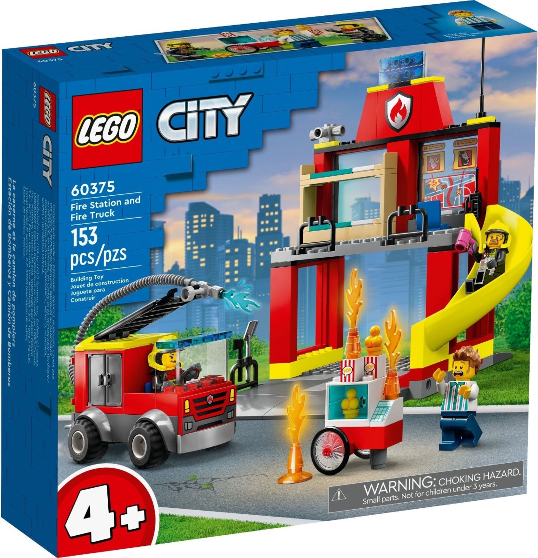 LEGO® City 60375 - Пожарна станция и пожарникарски камион