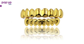 Hip Hop Grillz 8 set / Хип хоп грилз 8 комплект - Gold