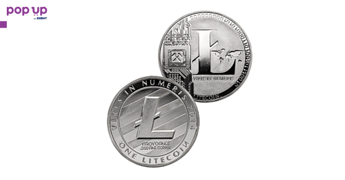 1 Лайткойн монета / 1 Litecoin ( LTC ) - Silver