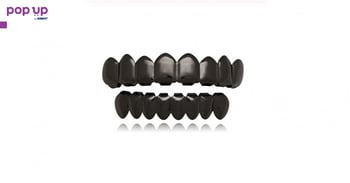 Hip Hop Grillz 8 set / Хип хоп грилз 8 комплект - Black