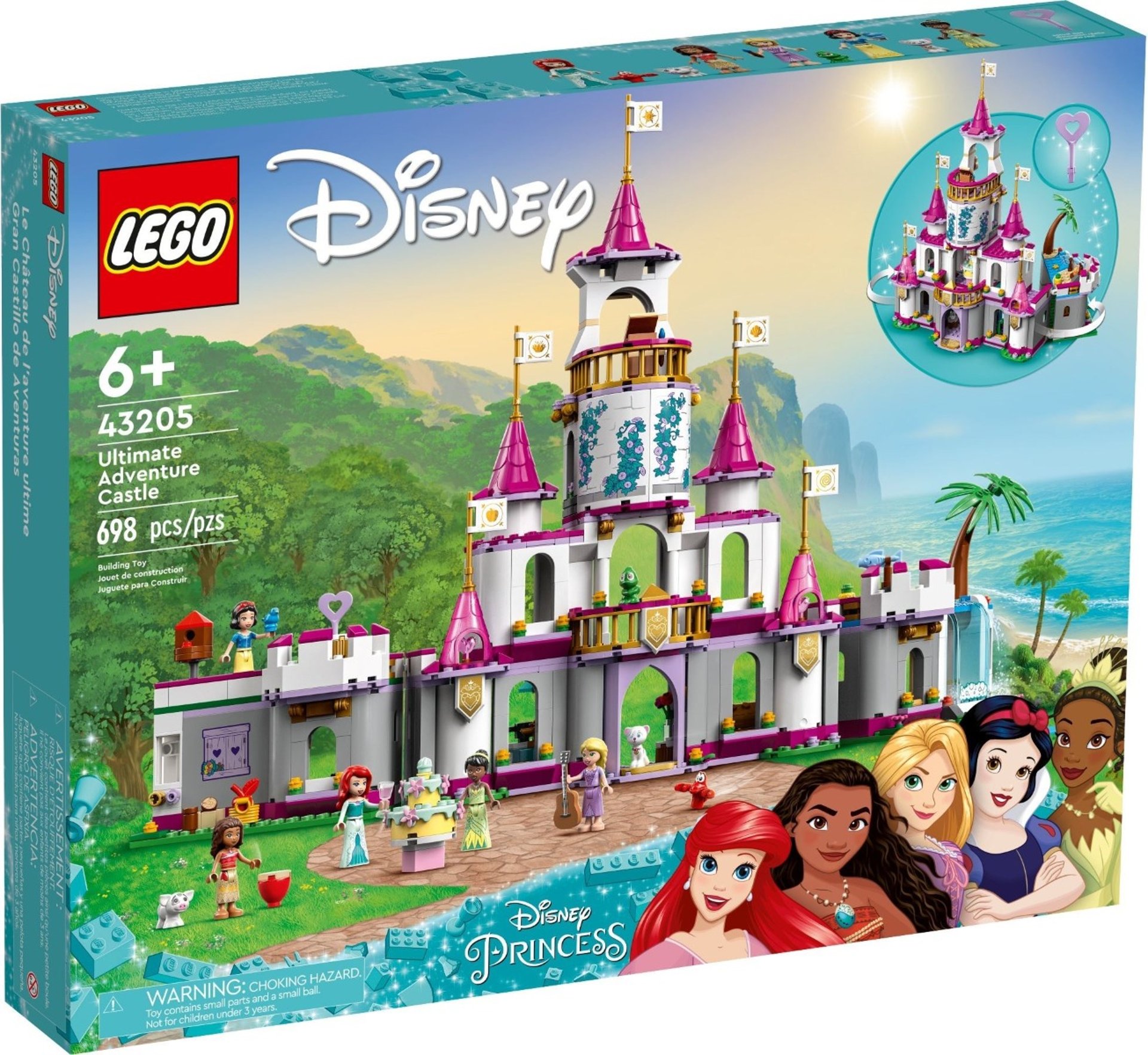 LEGO® Disney Princess™ 43205 - Върховен приключенски замък