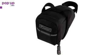 Чанта за велосипед ECO 0.8l, монтаж под седло, черна