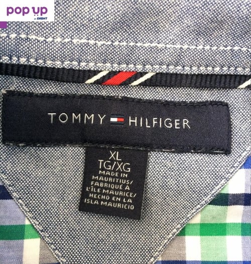 Tommy Hilfiger Мъжка памучна риза каре със стандартна кройка