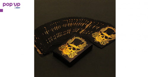 Карти за игра с черепи - Gold