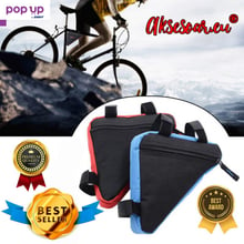 Водоустойчива чантичка за велосипед колело велосипедна рамка Телефон инструменти с цип джоб несесер