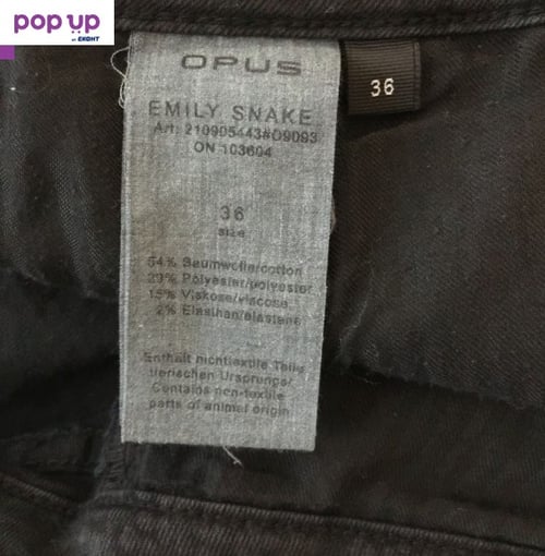 Opus Emily Snake Skinny Jeans