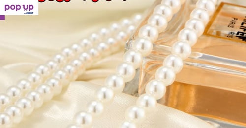Елегантни комплекти булчински бижута със симулирана перла, КОЛИЕ+ОБЕЦИ, Сватбени комплекти бижута