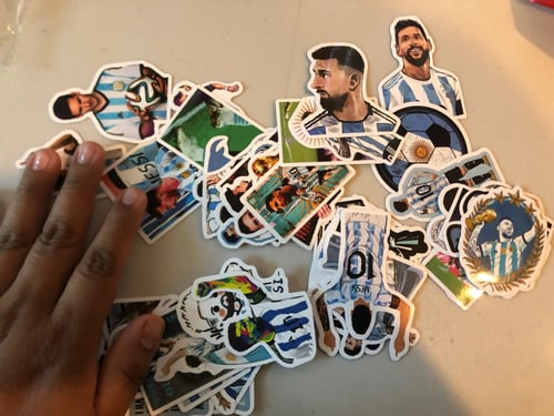 Водоустойчиви стикери 50х бр -Leo Messi/Лео Меси/Футбол