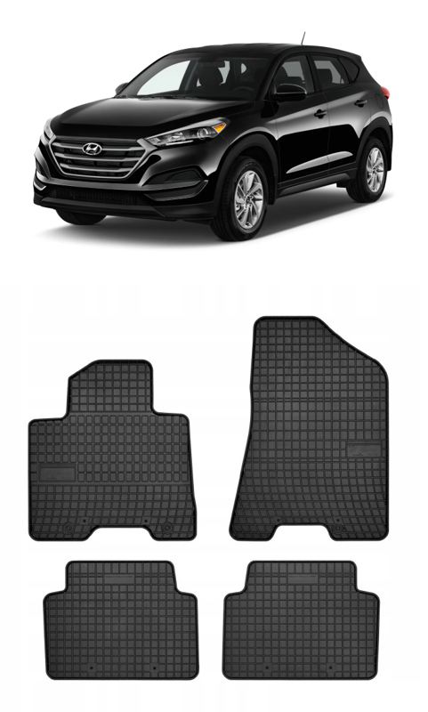 Гумени стелки Frogum съвместими с Hyundai Tucson (2015-)