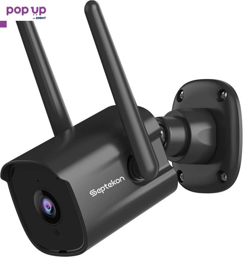 IP Камера на Septekon,1080p, двойна антена 2.4G WiFi камера с нощно виждане,двупосочно аудио