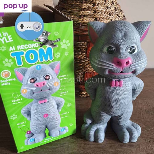 Говорещ Том (my talking Tom ) Интерактивна говореща котка играчка