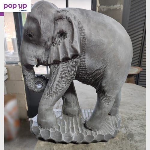 Градинска фигура слонче от бетон