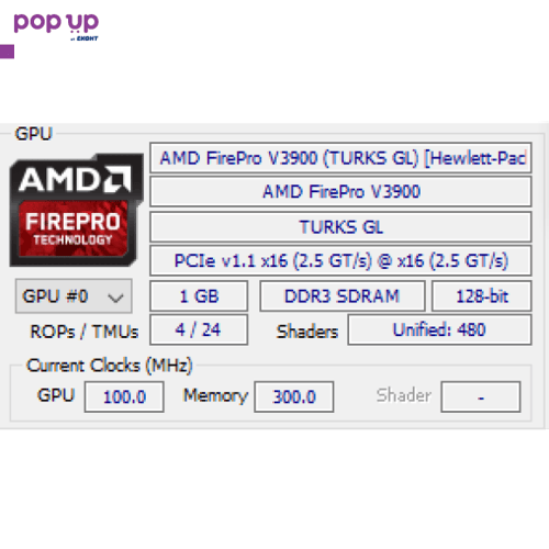 Видеокарта GPU видео карта AMD FirePro V3900 1GB 128bit