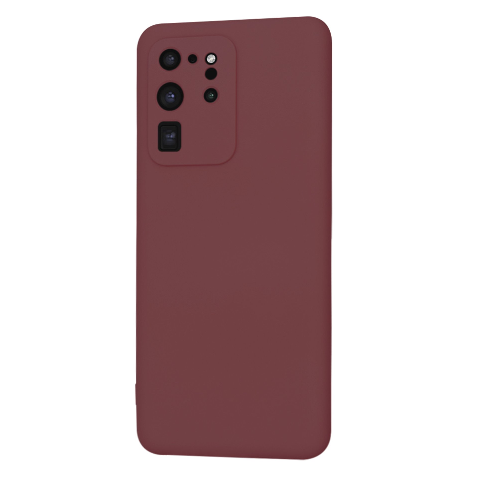 Калъф за Samsung Galaxy S20 Ultra 4G / S20 Ultra 5G - Techsuit SoftFlex - Plum Red