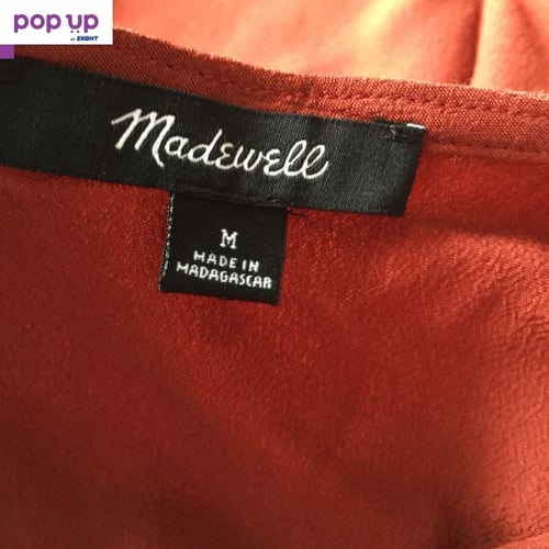 Madewell Дамска блуза с къс ръкав