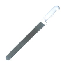 Нож за дюнер , Дължина 49см, Бяла дръжка Пластмаса, Неръждаема стомана