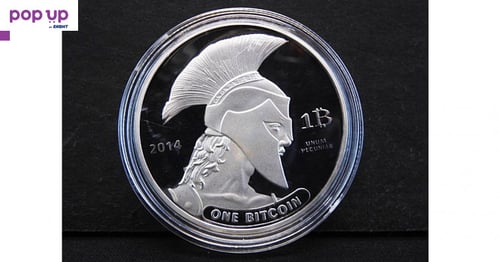 1 Биткойн - Титан / 1 Bitcoin - Titan ( BTC ) - Silver