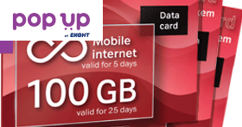 А1 Предплатен Пакет за мобилен интернет 100 GB data sim card