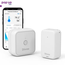 Diivoo WiFi HUB + сензор за температура и влажност