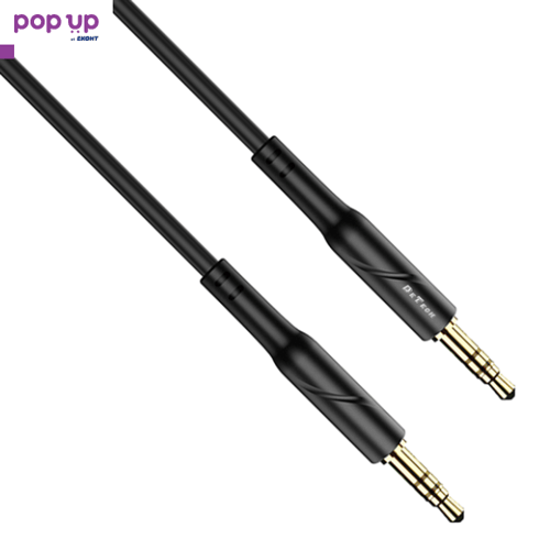 AUX Aудио кабел Stereo, 3.5 mm (M) – 3.5 mm (M), 1m