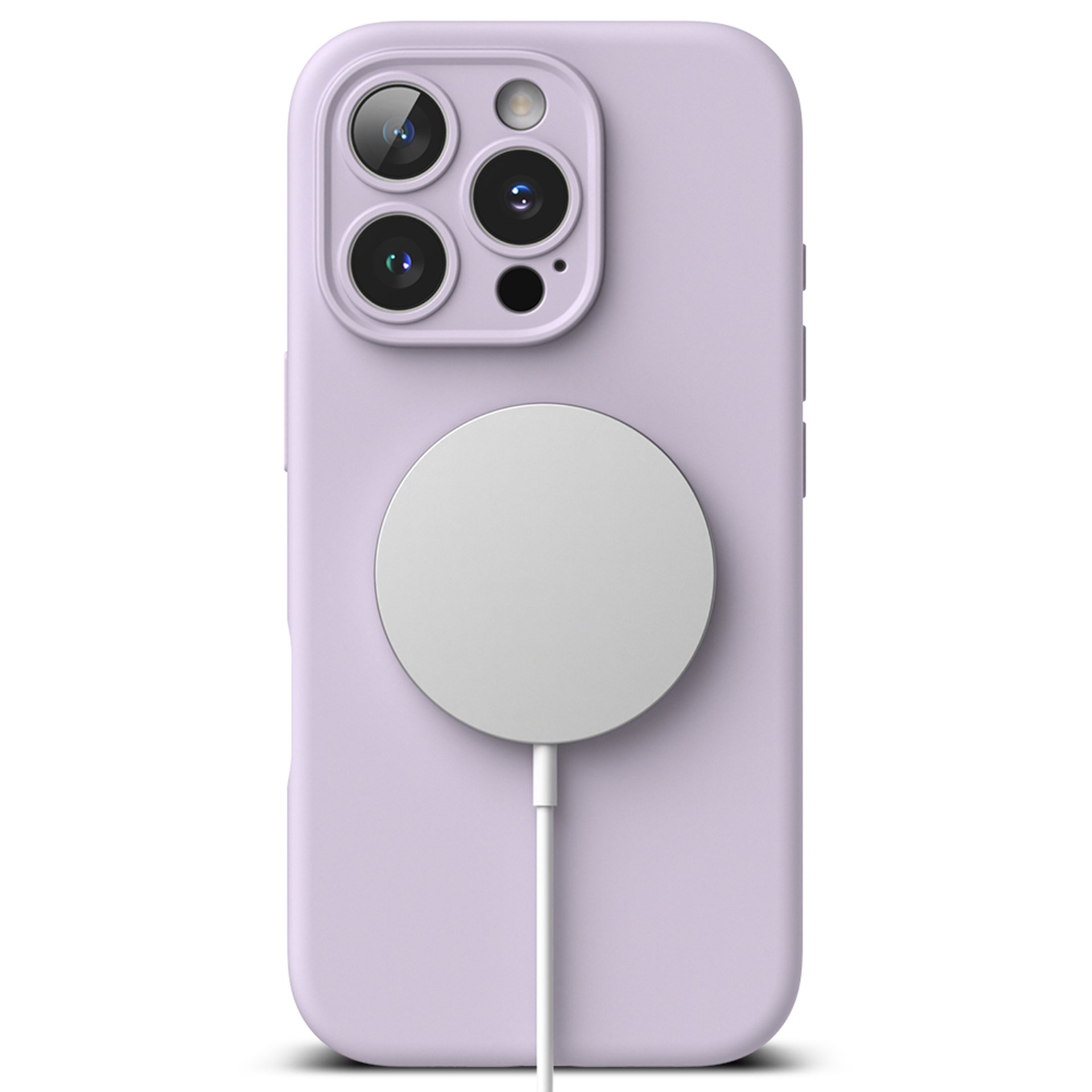 Кейс за iPhone 16 Pro Max - Ringke Silicone Magnetic MagSafe - Lavender